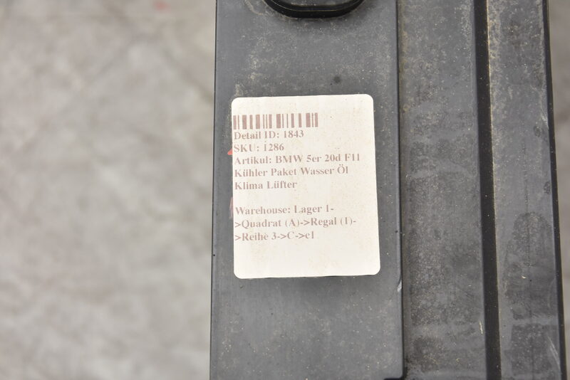 BMW 520d F11 F10 5GT F07 Kühler Paket Wasser Öl Klima Lüfter Bild 4
