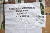 Land Rover LR90 110 Sicherheitsgurthalterung Hinten Links EWY500050 Bild 5