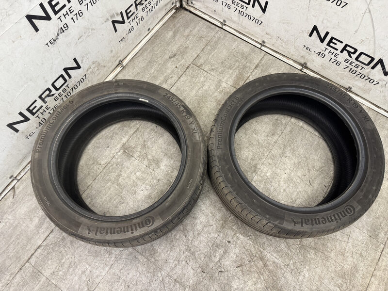 Paar Autoreifen Reifen Continental PremiumContact 6 Sommerreifen 245 45 R18 Bild 2