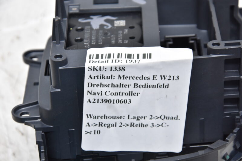 Mercedes E W213  Drehschalter Bedienfeld Navi Controller A2139010603 Bild 6