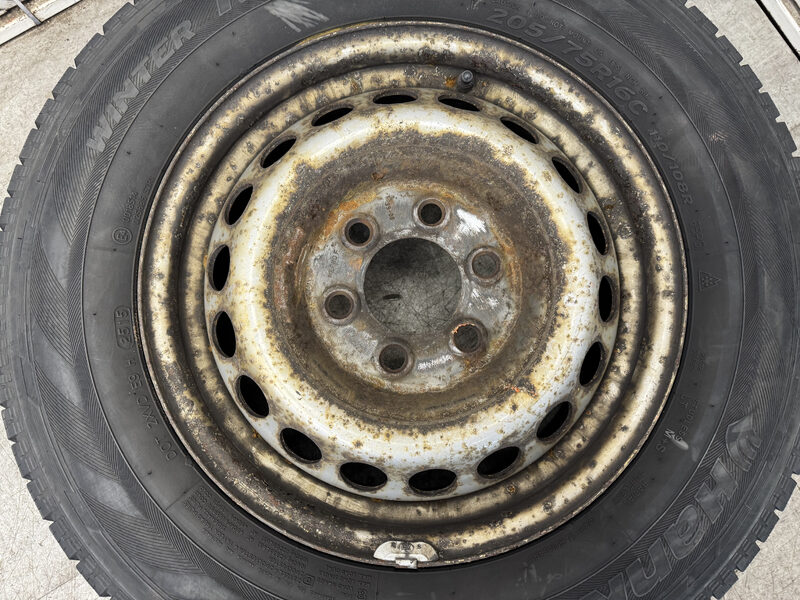 Mercedes Sprinter W906 VW Crafter 16 Zoll 1 Stück Stahl Felge A0014013502 Bild 2