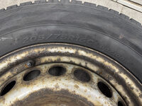 Mercedes Sprinter W906 VW Crafter 16 Zoll 1 Stück Stahl Felge A0014013502 Bild 4