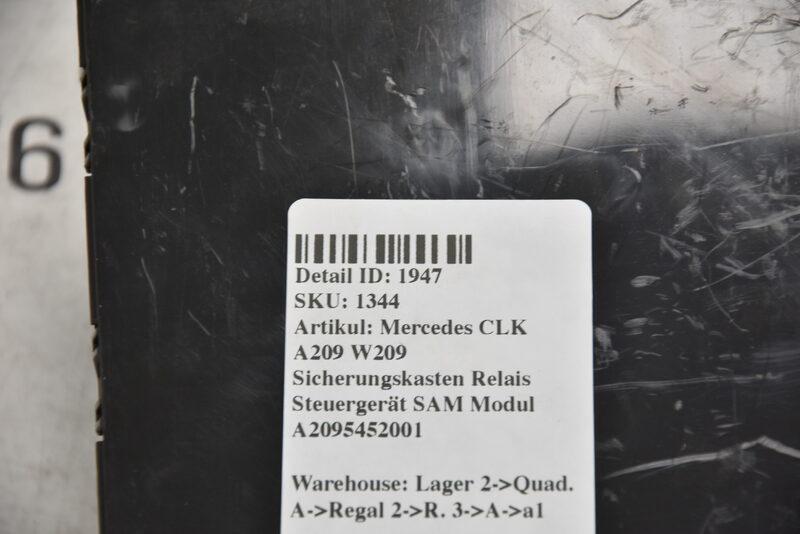 Mercedes CLK A209 W209 Sicherungskasten Relais Steuergerät SAM Modul A2095452001 Bild 4