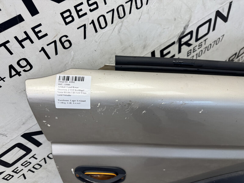 Land Rover Discovery 2 TD5 Kotflügel Vorne Rechts LRC618 White Gold Metallic Bild 2
