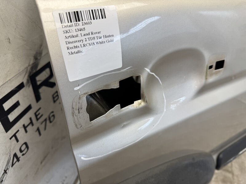 Land Rover Discovery 2   TD5  Tür Hinten Rechts LRC618 White Gold Metallic Bild 3