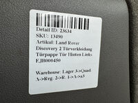 Land Rover Discovery 2 Türverkleidung Türpappe Tür Hinten Links EJB000450 Bild 5