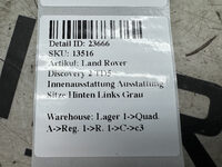 Land Rover Discovery 2 TD5 Innenausstattung Ausstattung Sitze Hinten Links Grau Bild 7