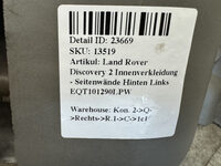 Land Rover Discovery 2 Innenverkleidung - Seitenwände Hinten Links EQT101290LPW Bild 9