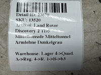 Land Rover Discovery 2 TD5 Mittelkonsole Mitteltunnel Armlehne Dunkelgrau Bild 10