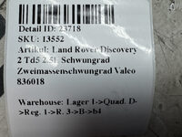 Land Rover Discovery 2 Td5 2.5L Schwungrad Zweimassenschwungrad Valeo 836018 Bild 6