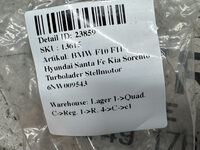 BMW F10 F11 Hyundai Santa Fe Kia Sorento Turbolader Stellmotor 6NW009543 Bild 7