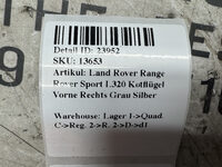 Land Rover Range Rover Sport L320 Kotflügel Vorne Rechts Grau Silber Bild 9