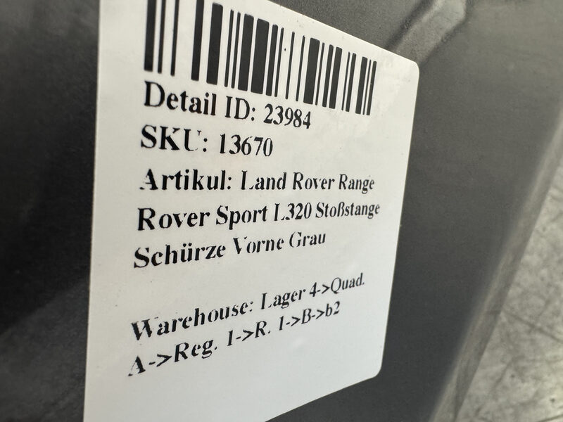 Land Rover Range Rover Sport L320 Stoßstange Schürze Vorne Grau Bild 10