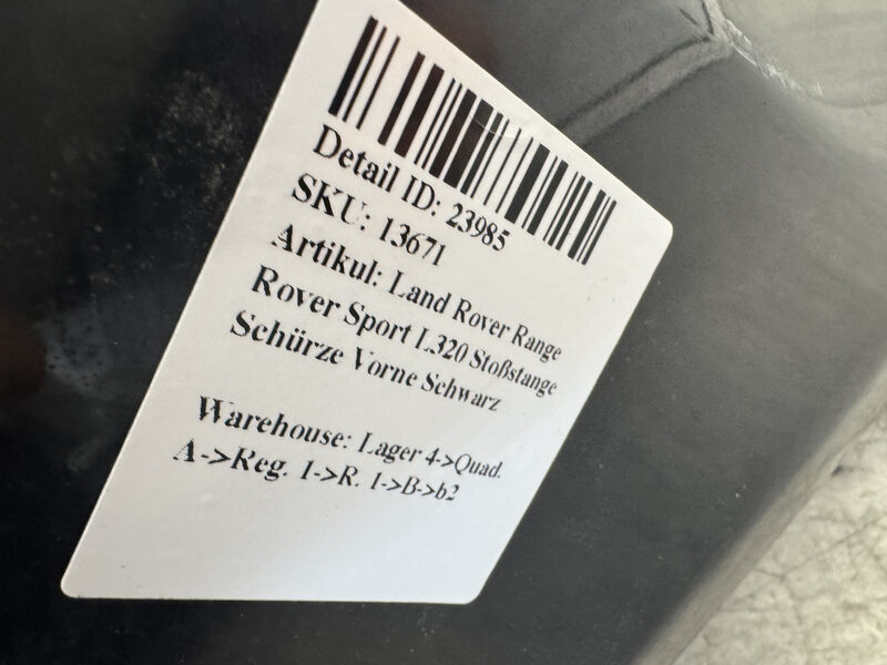 Land Rover Range Rover Sport L320 Stoßstange Schürze Vorne Schwarz Bild 10