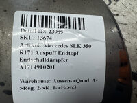 Mercedes SLK 350 R171  Auspuff Endtopf Endschalldämpfer A1714910201 Bild 5