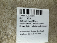 Land Rover Freelander S1 Motor Unter Boden Fahr Schutz Abdeckung Bild 5