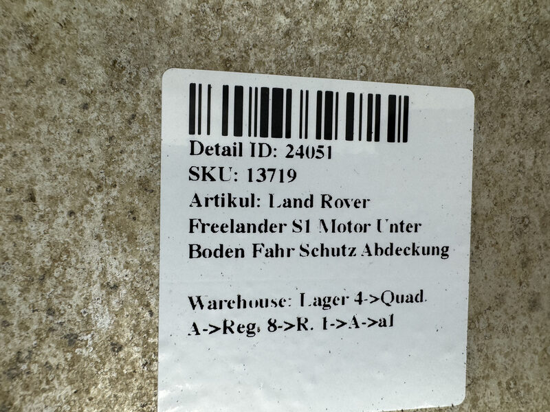 Land Rover Freelander S1 Motor Unter Boden Fahr Schutz Abdeckung Bild 5