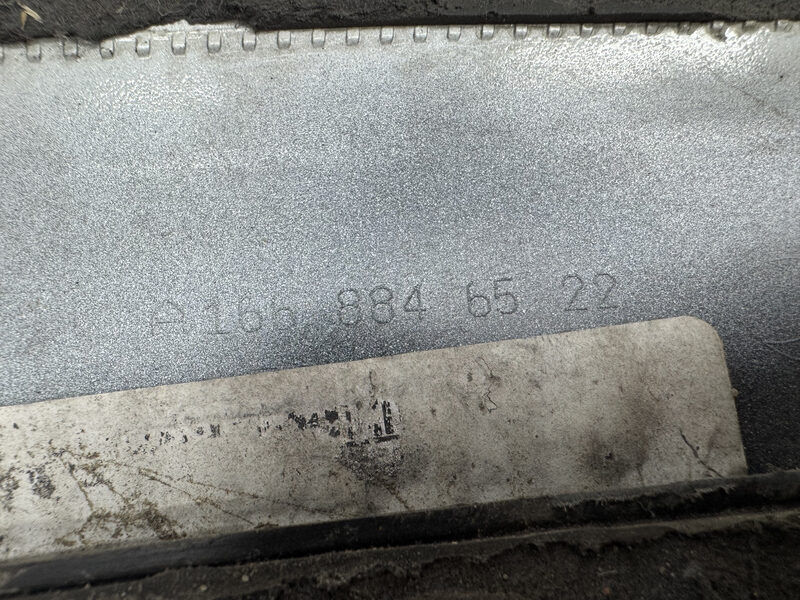 Mercedes GL X166 Radlauf Zierleiste Verbreiterung Hinten Links A1668846522 Bild 5