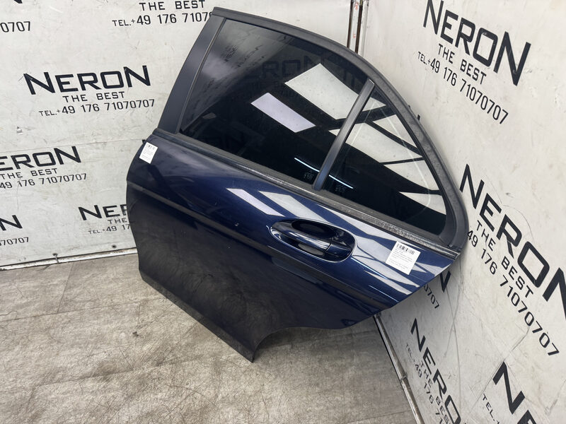 Mercedes C Klasse W204 Limousine Tür Hinten Links 890 Cavansit Blau Metalik Bild 2