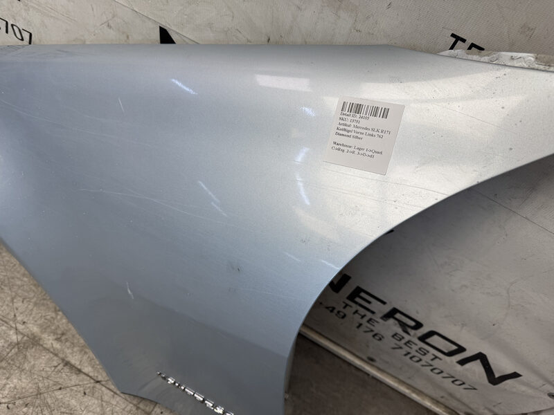 Mercedes SLK R171  Kotflügel Vorne Links 762 Diamond Silber Bild 2