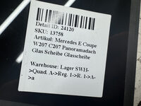 Mercedes E Coupe W207 C207 Panoramadach Glas Scheibe Glasscheibe Bild 7