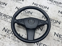 Mercedes C Klasse W204  Lenkrad Leder Multifunktion  Schwarz A2044603303 Bild 1
