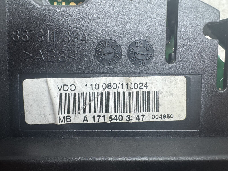 Mercedes SLK 200 R171 MPH Tacho Kombiinstrument Instrumententafel A1715403347 Bild 4