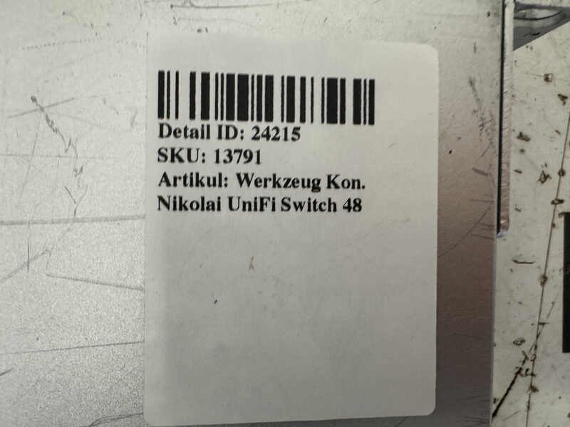 Werkzeug Kon. Nikolai UniFi Switch 48 Bild 4
