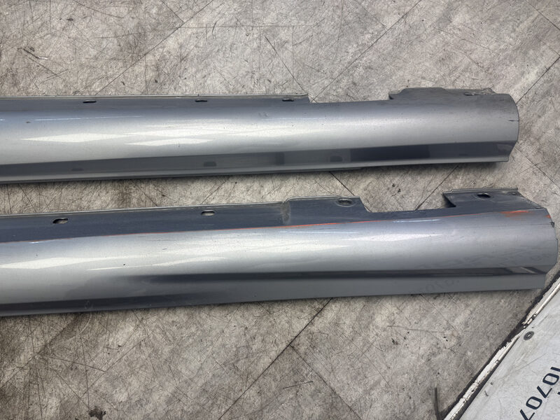 Mercedes C Klasse W204 Limo/Kombi AMG Seitenschweller 792 Palladium Silber Bild 7