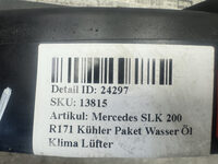 Mercedes SLK 200 R171  Kühler Paket Wasser Öl Klima Lüfter Bild 8