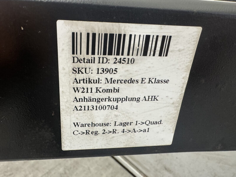 Mercedes E Klasse W211 Kombi Anhängerkupplung AHK A2113100704 Bild 7