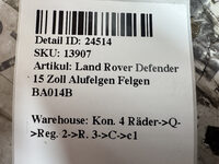 Land Rover Defender 15 Zoll Alufelgen Felgen BA014B Bild 7