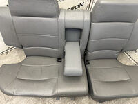 Land Rover Discovery 1 2te Reihe Sitze Leder Grau Bild 4