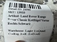 Land Rover Range Rover Classic Kotflügel Vorne Rechts Schwarz Bild 9