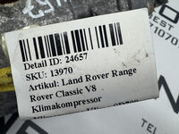 Land Rover Range Rover Classic V8 Klimakompressor Klimapumpe Klima SD709 Bild 6