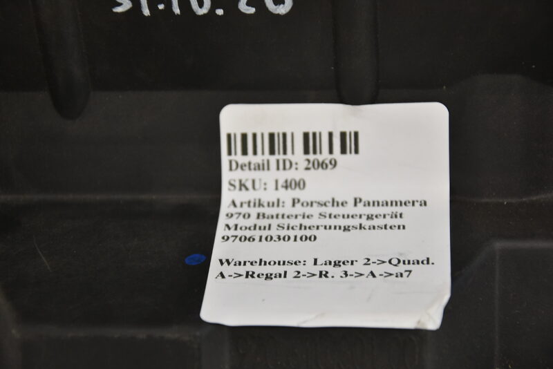 Porsche Panamera 970 Batterie Steuergerät Modul Sicherungskasten 97061030100 Bild 3