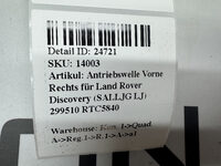 Antriebswelle Vorne Rechts für Land Rover Discovery (SALLJG LJ) 299510 RTC5840 Bild 5