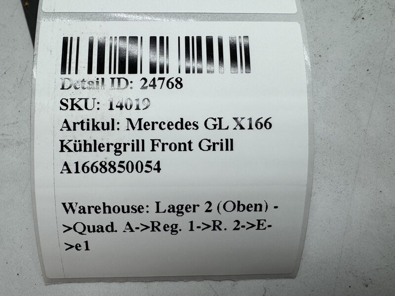 Mercedes GL X166  Kühlergrill Front Grill A1668850054 Bild 7