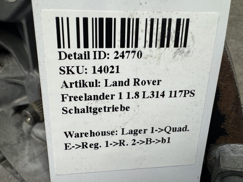 Land Rover Freelander 1 1.8 L314  117PS Schaltgetriebe TRC102370 Bild 9
