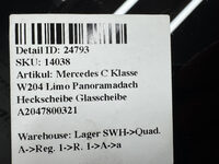 Mercedes C Klasse W204 Limo Panoramadach Heckscheibe Glasscheibe A2047800321 Bild 6