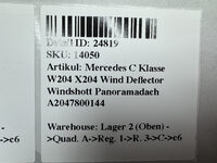 Mercedes C Klasse W204 X204 Wind Deflector Windshott Panoramadach  A2047800144 Bild 6