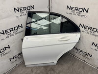 Mercedes C Klasse W204 Limo Tür Hinten Links 650 Arctic Weis Bild 1