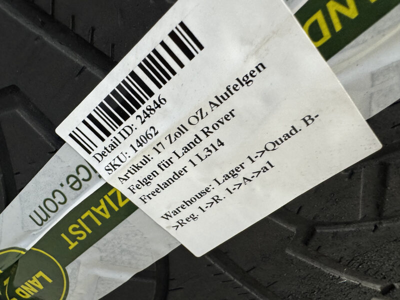 17 Zoll OZ Alufelgen Felgen für Land Rover Freelander 1 L314 Bild 9