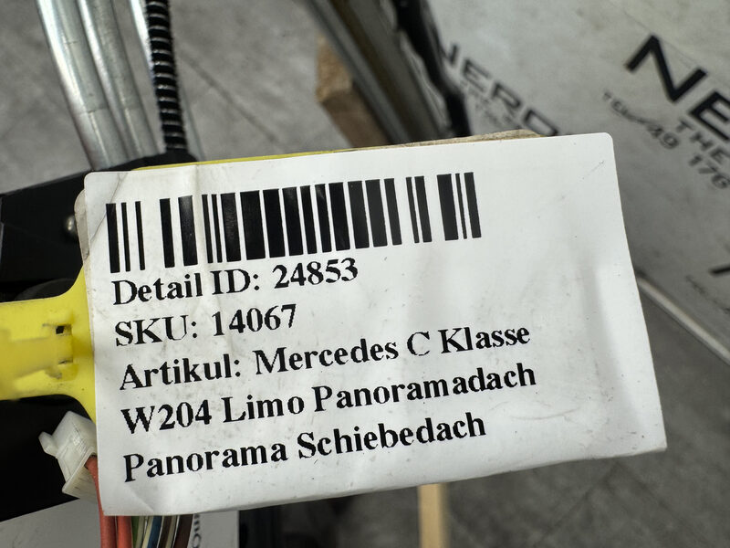 Mercedes C Klasse W204 Limo Panoramadach Panorama Schiebedach Bild 6