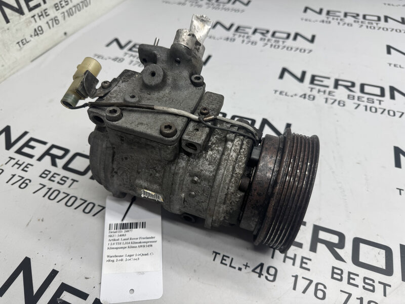 Land Rover Freelander 1 2.0 TDI L314 Klimakompressor Klimapumpe Klima AWR1458
