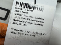 Mercedes E Klasse W210 320 CDI Servopumpe Hydraulik Pumpe Lenkung A0024667201 Bild 6
