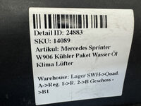 Mercedes Sprinter  W906 Kühler Paket Wasser Öl Klima Lüfter Bild 7