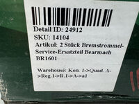 2 Stück Bremstrommel-Service-Ersatzteil Bearmach BR1601 Bild 8