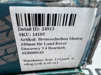 Bremsscheiben Hinten 350mm für Land Rover Discovery 3 4  Bearmch SDB000645 Bild 7