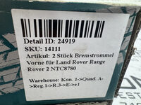 2 Stück Bremstrommel Vorne für Land Rover Range Rover 2 NTC8780 Bild 7